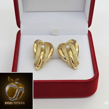 Aretes de oro 10k de fabrica - Img 121163570