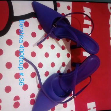 Trusa de mujer y zapatos de mujer #36 morado. - Img 106778332