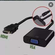 Adaptador HDMI-VGA 1080p Full HD (con audio) - Img 45426394