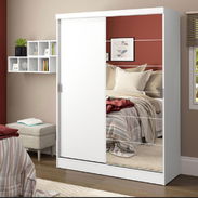 Closet de 2 puertas con espejo y gavetas importados nuevos en caja - Img 57137065