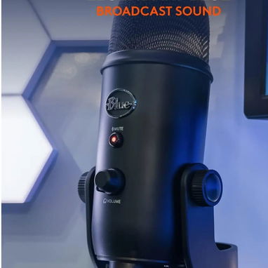 Micr贸fono Logitech G Blue Yeti USB micr贸fono - Blackout USB para PC 馃寪 - Img 127568032