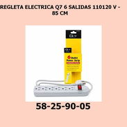 REGLETA ELECTRICA Q7 6 SALIDAS 110/120 V - 85 CM - Img 55729350