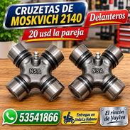 Cruzetas de Moskovich 2140, juego de rodamiento delantero, reten de punta de eje y bombeta con filtro de Hyundai - Img 58352471