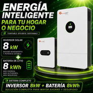 🤖Inversor 8kW + Batería 8kWh Marca Felicitysolar - Img 56188359