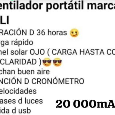 Ventilador recargable de 20000mha - Img 121848785
