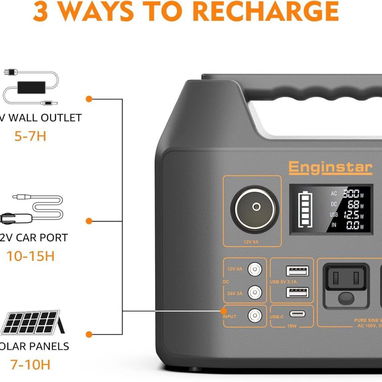 📞53884600.🎇 Estación de Energía Portátil EnginStar R300 (300W / 296Wh)🎇 Mensajería disponible.🚴 - 3/9