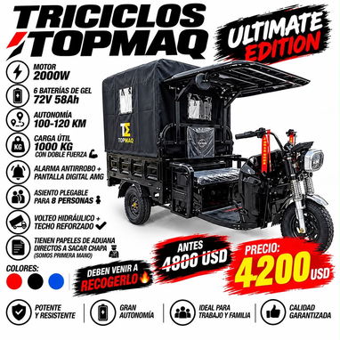Venta de Vehículos Eléctricos ( Motos, Triciclos y Carros ) - 2/10