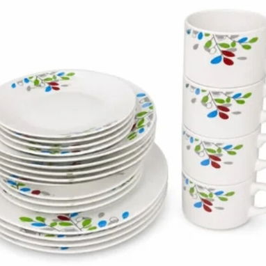 JUEGO DE VAJILLA. 4 PLATOS HONDOS, 4 LLANOS Y 12 PIEZAS MÁS - 2/3