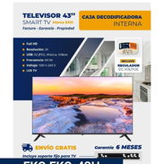 Televisor de 43 pulgadas Smart TV, marca ✅ EKO, con caja descodificador interna. - Img 57565697