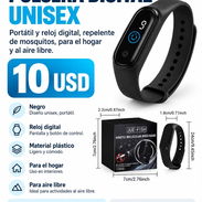 Reloj digital de pulsera con manilla antimosquitos - Img 51413605