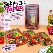Set de 3 tablas de picar en 4500 cup - Img 57507406