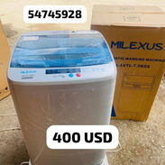 Lavadora automática milexus de 7.5kg a 400 USD, nueva, con sus papeles, garantía y transporte incluido - Img 45537929