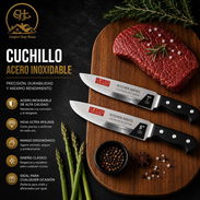 Juego de dos cuchillos de acero inoxidable - 18cm y 21cm (L&G) - Img 56057443