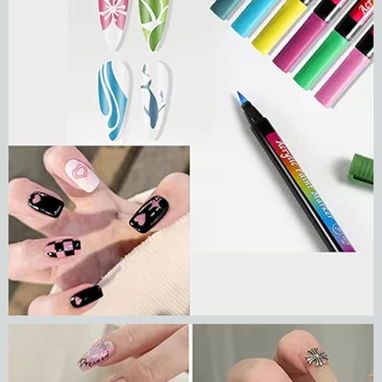 Boligrafos para arte de un̈as.boligrafos de esmalte de Gel.Lamparas recargables de gel - Img 123867213