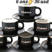 Juego de tazas con platillos - Img 54558771