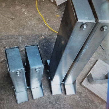Bases para  paneles solares. - 2/5