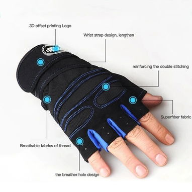 Guantes, guantillas, correa. Accesorios para gym. ¡El mejor regalo para esta navidad! - Img 95774979