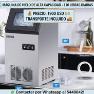 🚨 ¡MÁQUINA DE HIELO DE 110 LBS - NUEVA EN CAJA! En VENTA EN LA HABANA 🧊⚡ - Img 56422627