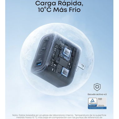 ANKER NANO 70W | NUEVO Y SELLADO | 3 PUERTOS | CARGA RÁPIDA - 3/7
