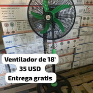 Ventilador de pedestal . Tipo ciclón. Nuevo en su caja con entrega gratis . 18 pulgadas . En 35 USD o 19000cup . - Img 55275353