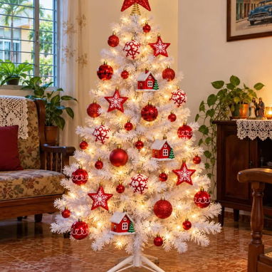 Árbolito de Navidad Blanco 120cm - 2/2