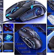 mouse RGB, 6botones,7 colores,3200 DPI, cable doble,gamechip,movimiento laser - Img 45758692
