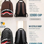 Mochilas 🎒 Bape 12mil pesos, tenemos serv de mensajería costo adicional. - Img 55751603