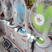 Ventilador Recargable & Solar JMD 12 (Mesa) - Img 54826433