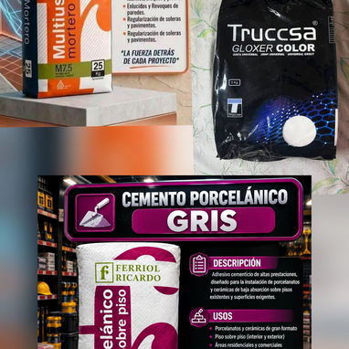Cemnto cola ,juegos de baño entre otras cosas mas - 7/7