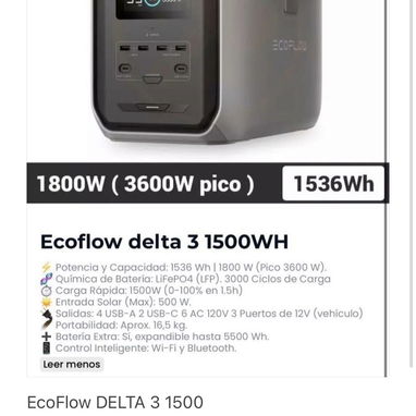 🔋 ESTACIONES DE ENERGÍA ECOFLOW ✨ Nuevas | 🚚 Entrega inmediata - 4/8