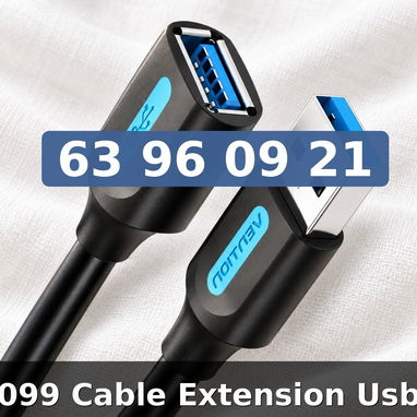 Cable Extension Usb 3.0 Vention Carga - 2/3