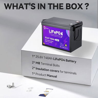 Batería de litio LiFePO4 de 24V 140AH (3.5kWh) - 5/5