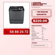 LAVADORA SEMIAUTOMÁTICA MILEXUS 9KG VPT -0311 - Img 57842909