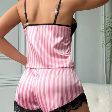 Pijamas de 2 piezas largos y cortos - Img 122203798