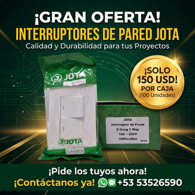 🔌 INTERRUPTORES Y TOMACORRIENTES PARA TU NEGOCIO (Cajas de 100 unidades) - 3/7