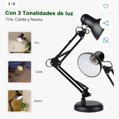 Lámparas de escritorio $25 USD - Img 125885012