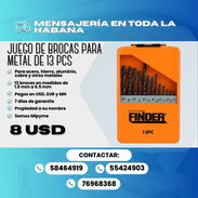 🛠️ JUEGO DE BROCAS PARA METAL FINDER 13 PCS 💰 8 USD - Img 57324118