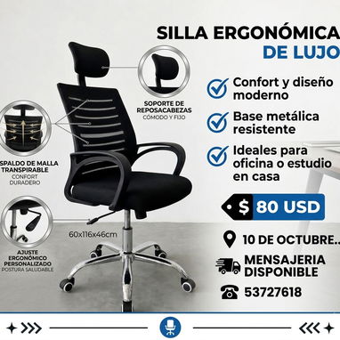 Sillas de Oficina NUEVAS EN CAJA - Img 124429166
