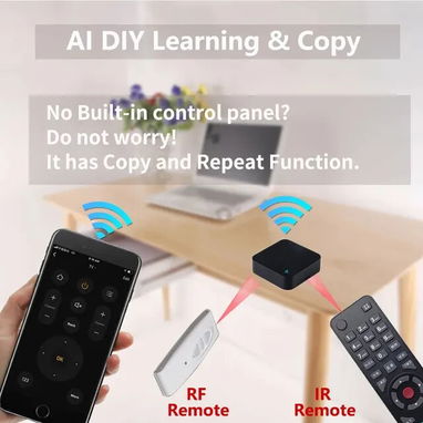 GANGA⚡PARA ALEXA Y GOOGLE HOME CONTROL UNIVERSAL POR DATOS, WIFI PARA TODO EQUIPOS DE CASA WIFI SMART IR REMOTOS Y RF - Img 104061565