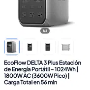 ‼️EcoFlow Delta 3 Plus 💲819.99 USD con código de descuento adicional ANZARDODEN‼️ ✅️ Mensajería gratis 🚛 - Img 58348007