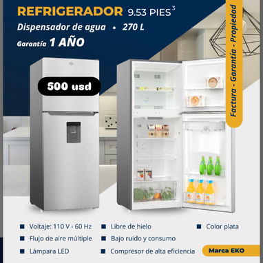 refrigerador de varios pies con dispensador de agua. Mensajería incluida y garantía - Img 123926232