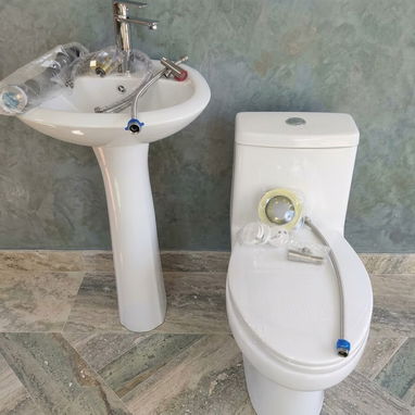 Venta de cemento blanco cola porcelanamico azulejo juego de baño cenefas cintillos duchas eléctricas de 3 tiros - 6/10