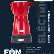 cafetera electrica roja de 6 tazas - Img 56319757