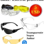 Gafas,Lentes de Protección 😎🥸 Negras,Ámbar, Transparentes - Img 51197666