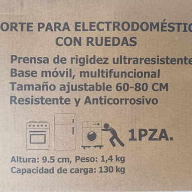 Soporte con Ruedas para Electrodomésticos Lotus (cv) - Img 111918543