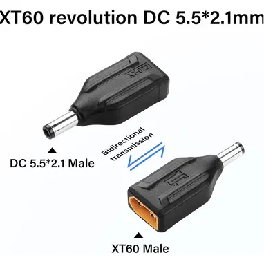 Adaptador XT60 a DC5521 Macho - 2/2