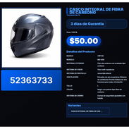 CASCO INTEGRAL DE FIBRA DE CARBONO . - Img 57507505