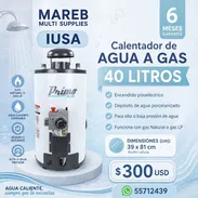 Calentador de gas marca Primo Plus 40 litros - Img 55709021