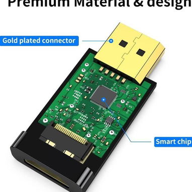 Adaptador DisplayPort (DP) a HDMI 4K UHD - Img 123339700
