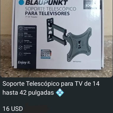 Televisores (tv) de todas las marcas y tamaños (32", 43", etc), soportes fijos y giratorios y cajitas decodificadoras - Img 126199905